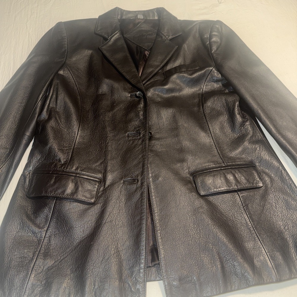 jacqueline ferrari‎ leather jacket Womens Medium